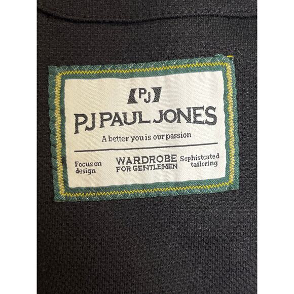 PJ Paul Jones Men’s 2XL Blue Long Sleeve 2 Button Blazer Sport Coat Jacket Guest - Picture 3 of 9